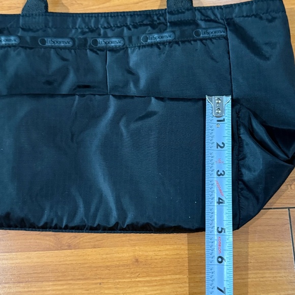 LeSportsac Black Mini Zip Tote - Picture 5 of 7